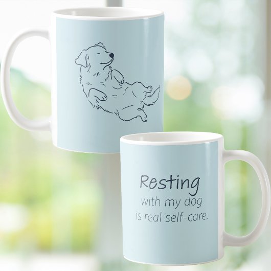 Ice Blue Golden Retriever Dog Mom Mug Kaffeetasse