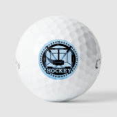 Ice Blue Hockey Golfball (Vorderseite)
