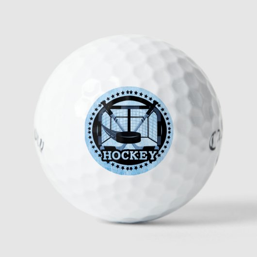 Ice Blue Hockey Golfball (Vorderseite)