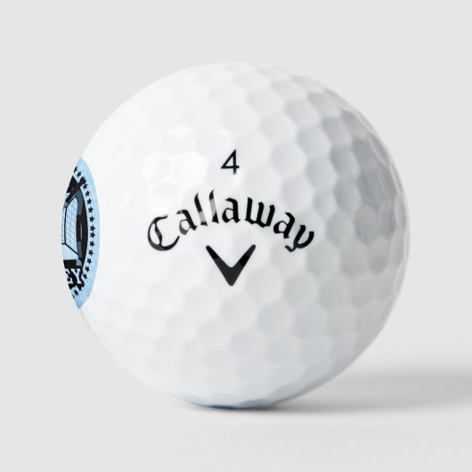 Ice Blue Hockey Golfball (Logo)
