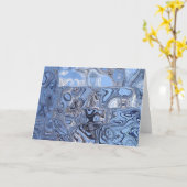 "ICE BLUE"-Karte Karte (Gelbe Blume)