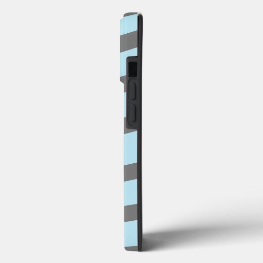 Ice Blue Minimalistisch Geometric Tough Case iPhon (Rückseite / Links)