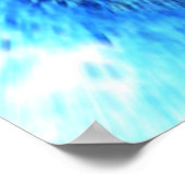 Ice Blue Poster (Ecke)