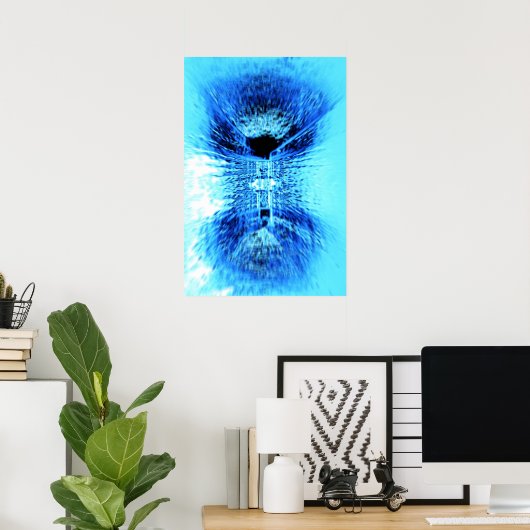 Ice Blue Poster (Heimbüro)