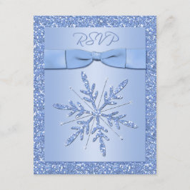 Ice Blue RSVP Card (NICHT mit Square Invite zu ver Karte