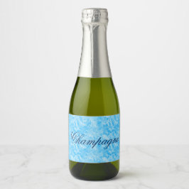 Ice Blue Schaumweinetikett