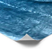 Ice Blue Sky Poster (Ecke)