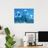 Ice Blue Sky Poster (Heimbüro)