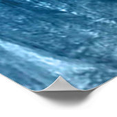 Ice Blue Sky Poster (Ecke)