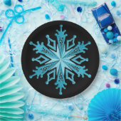 Ice Blue Snowflake Holiday Paper Teller 2 (Party)