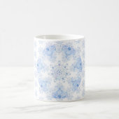 Ice Blue Snowflake Kaffeetasse (Mittel)