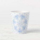 Ice Blue Snowflake Milchtasse (Vorderseite)