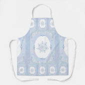 Ice Blue Snowflake Schürze (Vorderseite)