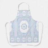 Ice Blue Snowflake Schürze (Vorderseite)