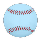 Ice Blue Solid Color | Classic | elegant Baseball (Rückseite)