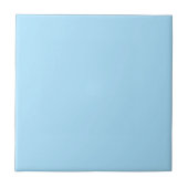 Ice Blue Solid Color | Classic | elegant Fliese (Vorderseite)