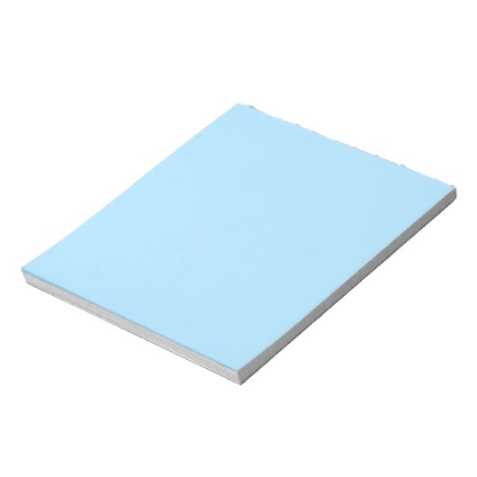 Ice Blue Solid Color | Classic | elegant Notizblock (Rotiert)