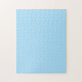 Ice Blue Solid Color | Classic | elegant Puzzle