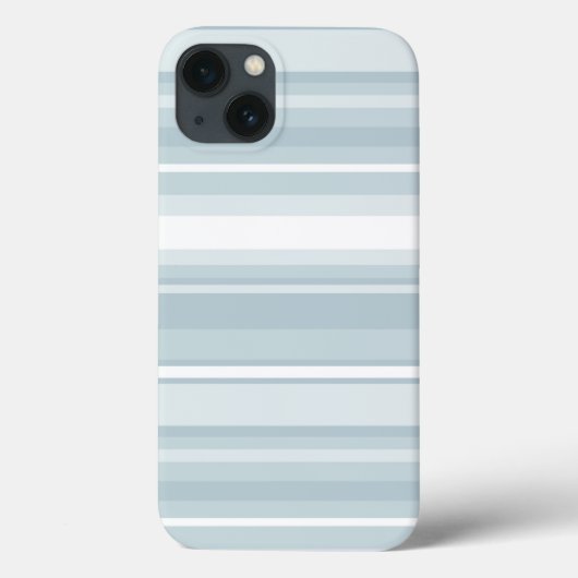 Ice blue stripes Case-Mate iPhone case (Rückseite)