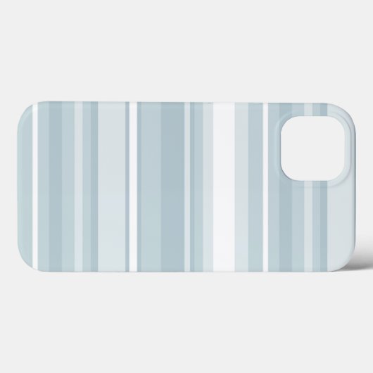 Ice blue stripes Case-Mate iPhone case (Rückseite (Horizontal))