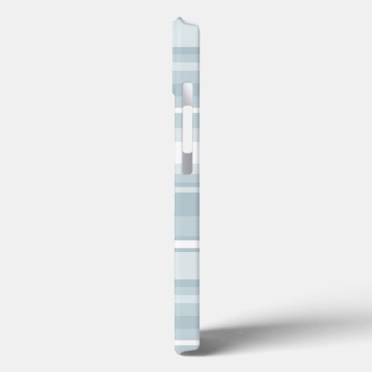 Ice blue stripes Case-Mate iPhone case (Rückseite / Links)