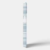 Ice blue stripes Case-Mate iPhone case (Rückseite / Rechts)