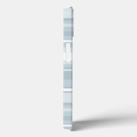 Ice blue stripes Case-Mate iPhone case (Rückseite / Rechts)