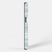Ice blue stripes Case-Mate iPhone case Hülle (Rechte Seite)