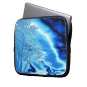 Ice Blue Tree Laptop Tree Laptopschutzhülle (Vorderseite Links)