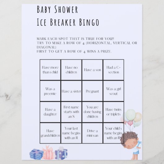 Ice Breaker Baby Showspiel (Vorderseite)
