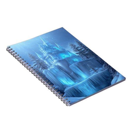 Ice Castle Frozen Dreams Notebook Notizblock (Rechte Seite)