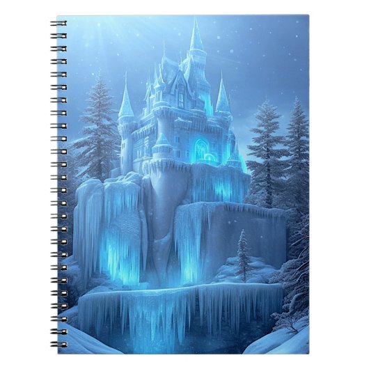 Ice Castle Frozen Dreams Notebook Notizblock (Vorderseite)