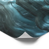 Ice Cave Wall Patterns Poster (Ecke)