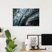 Ice Cave Wall Patterns Poster (Heimbüro)