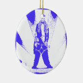 Ice Climb Baby Keramik Ornament (Rechts)