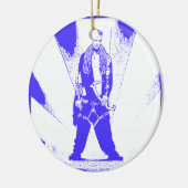 Ice Climb Baby Keramik Ornament (Links)