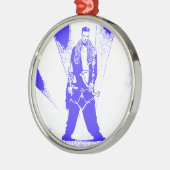 Ice Climb Baby Ornament Aus Metall (Links)