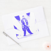 Ice Climb Baby Quadratischer Aufkleber (Umschlag)