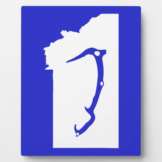 Ice Climb Montana Fotoplatte (Vorderseite)