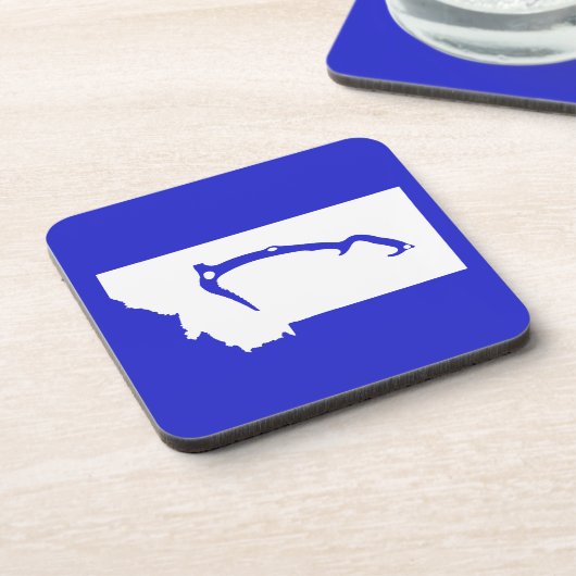 Ice Climb Montana Getränkeuntersetzer (Linke Seite)