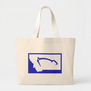 Ice Climb Montana Jumbo Stoffbeutel