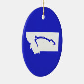 Ice Climb Montana Keramik Ornament (Rechts)