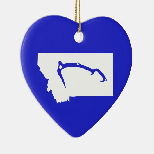 Ice Climb Montana Keramik Ornament (Rechts)