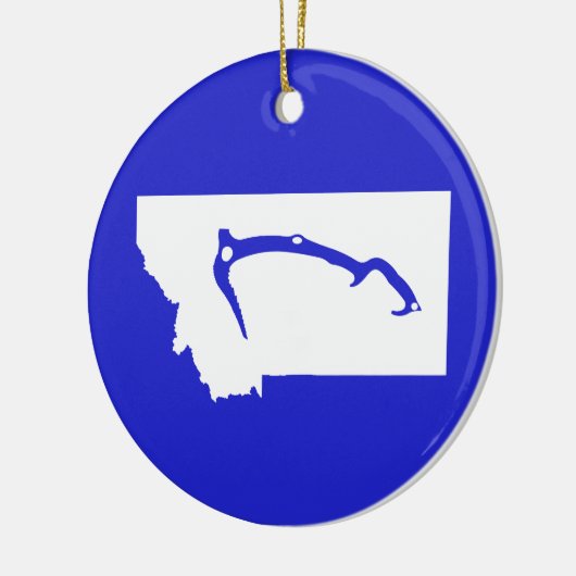 Ice Climb Montana Keramikornament (Links)