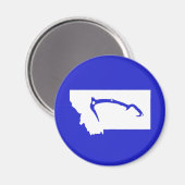 Ice Climb Montana Magnet (Vorderseite/Rückseite)