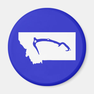 Ice Climb Montana Magnet