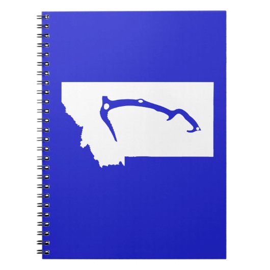 Ice Climb Montana Notizblock (Vorderseite)