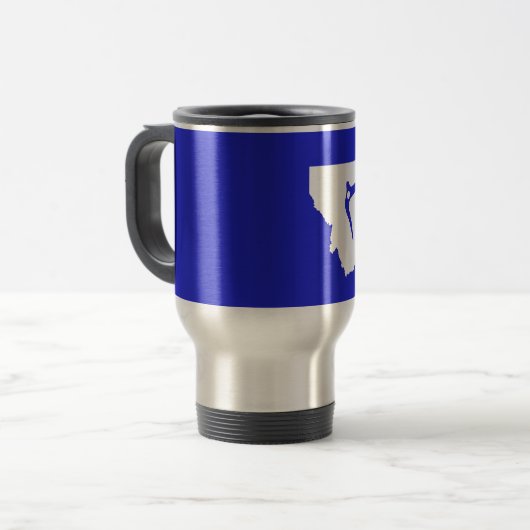 Ice Climb Montana Reisebecher (Vorderseite Links)