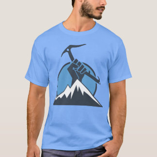 Ice Climbing Power girl T-Shirt