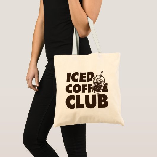 Ice Coffee Club Tragetasche (Vorderseite (Produkt))